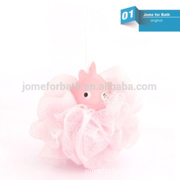 animal mesh sponge bath ball